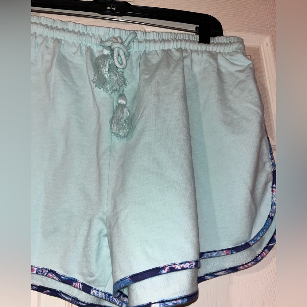Simply Southern Women's Ice Contrast Lounge Shorts Size XL - Picture 3 of 6